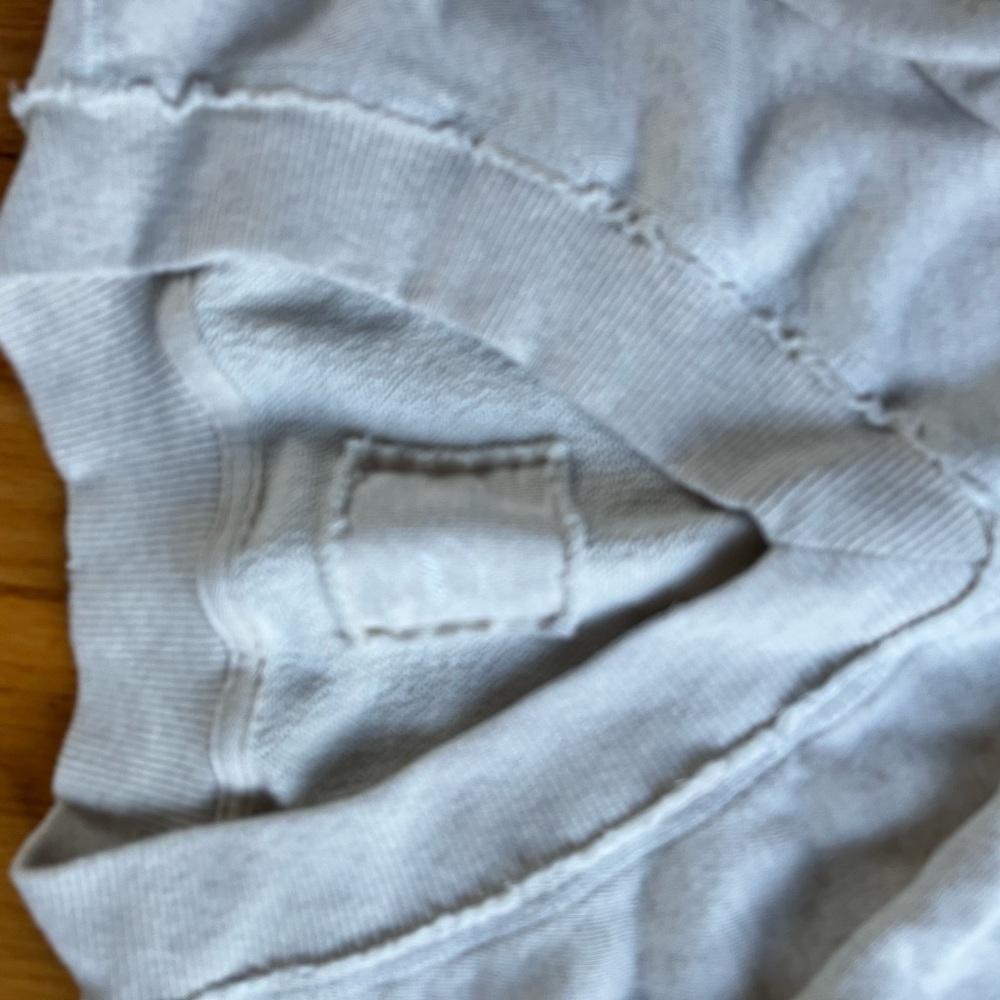 Aerie Oversized Cozy Beige Hoodie-Small - Picture 3 of 5